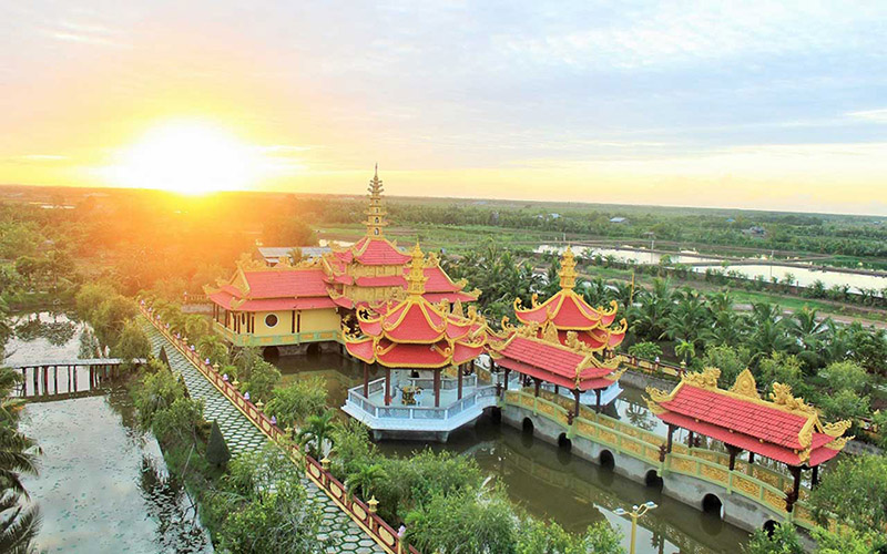 Các Cảnh Chùa Tại Bến Tre
